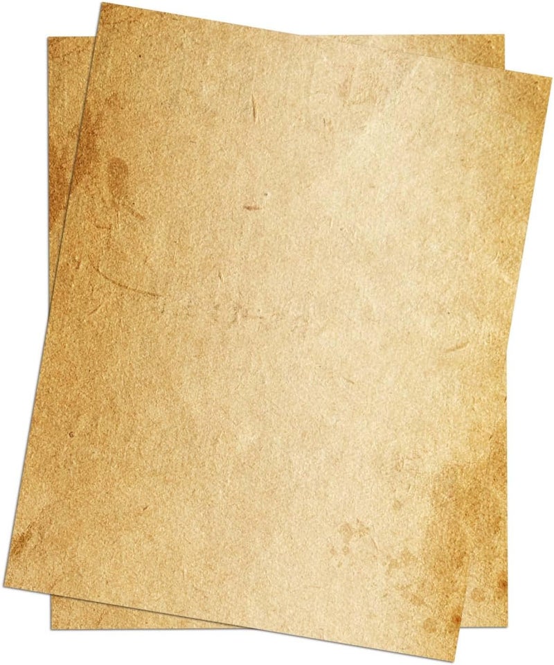 Tiankool Loose Leaf Paper, Stationery Writing Paper, Vintage Antique Letterhead Paper 8.5" x 11",200 Sheets, A4 Unpunched Refills Paper for Ring Binder/Discbound, Decorative Printer Paper - Image 1
